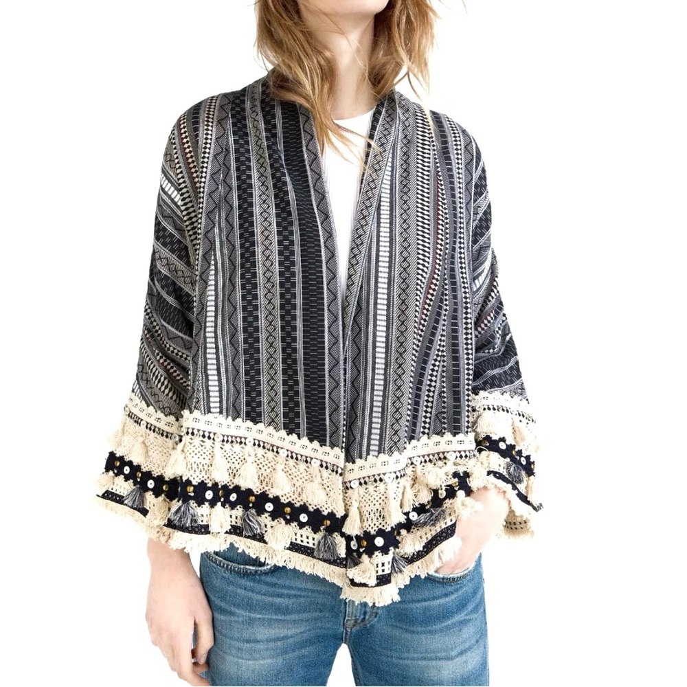 Zara jacket kimono style size medium